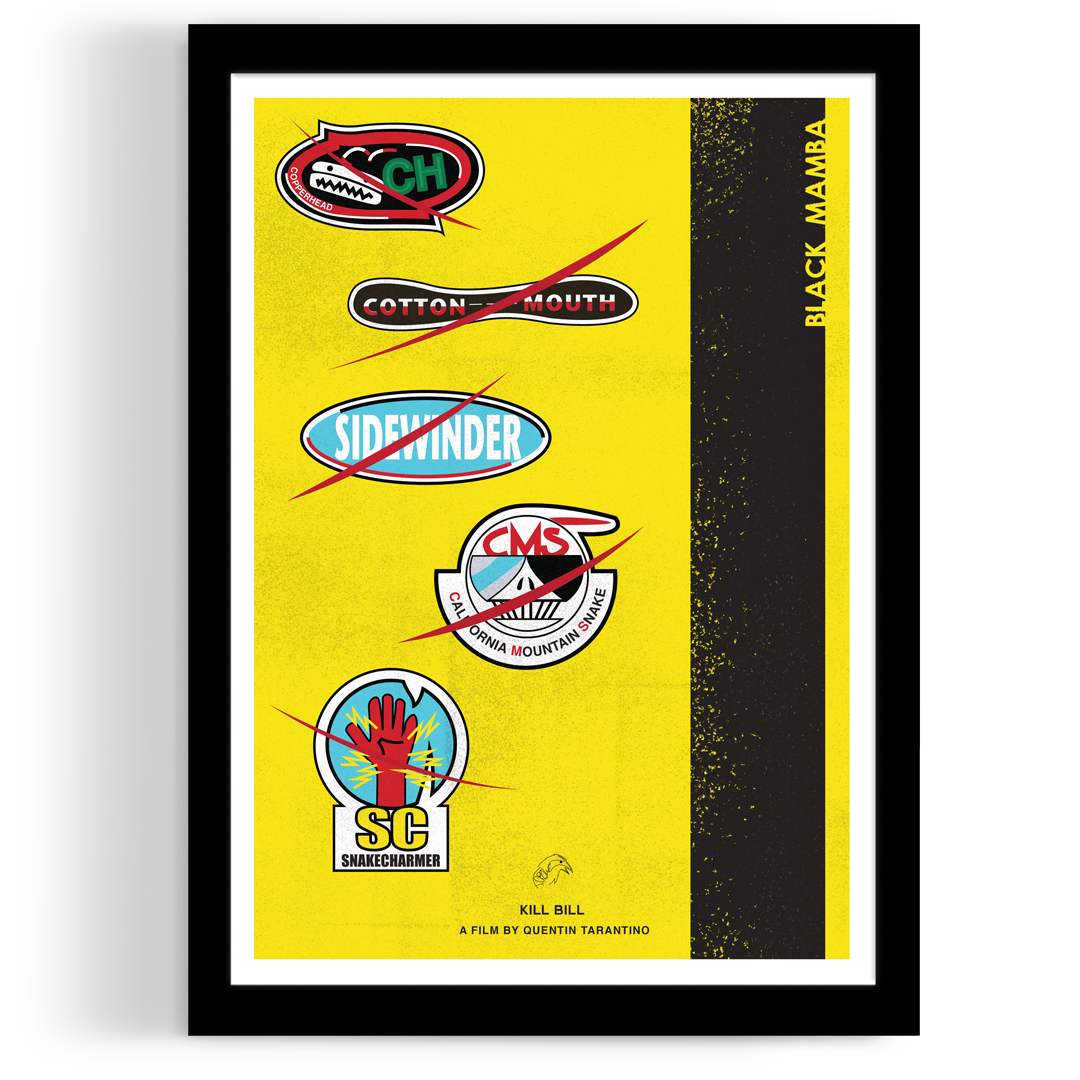 Tarantino Inspired Wall Art - Kill Bill Print