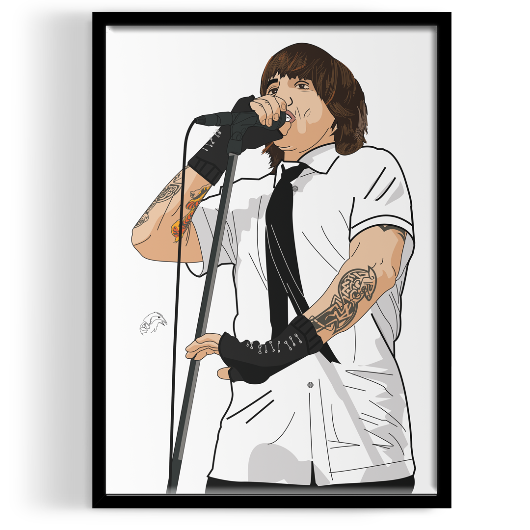 Inspired by Anthony Kiedis Art