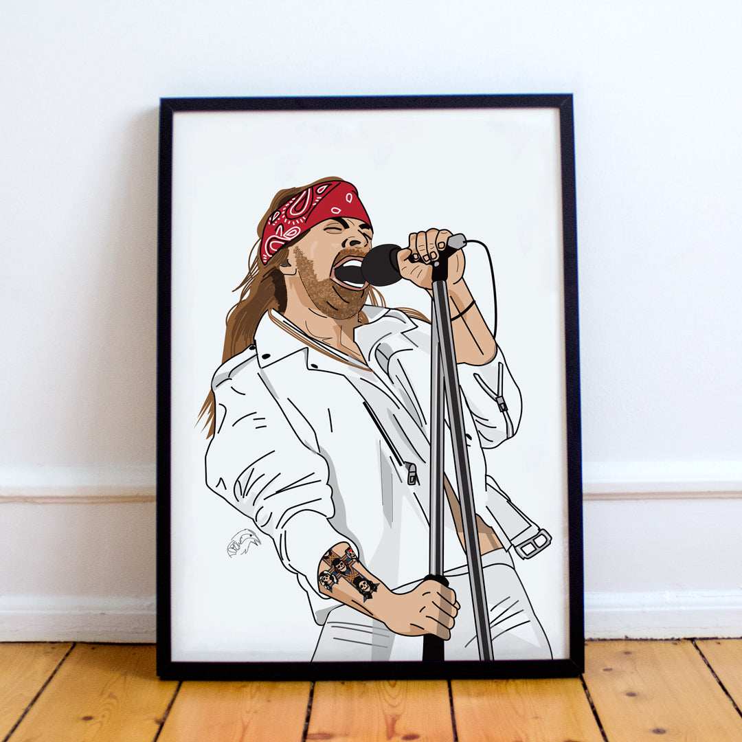 Inspired by AXL ROSE Art