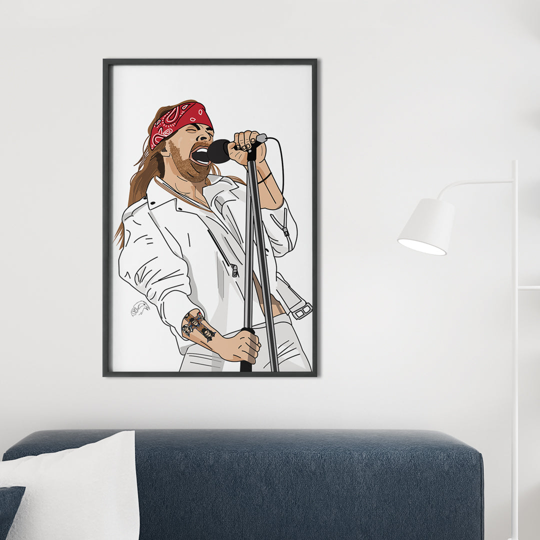 Inspired by AXL ROSE Art