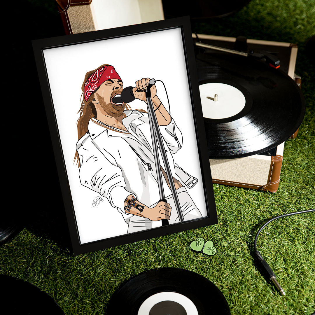Inspired by AXL ROSE Art