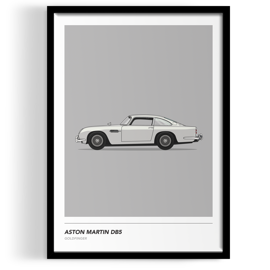 Inspired By DB5 Wall Art