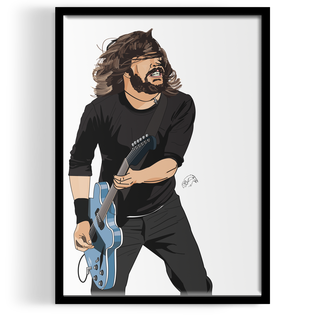 Inspired by Dave Grohl Art