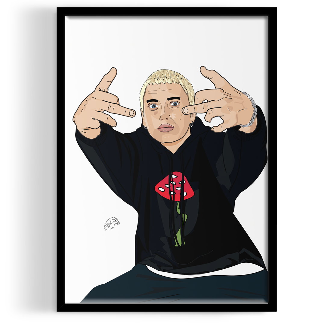 Inspired by SLIM SHADY ART PRINT