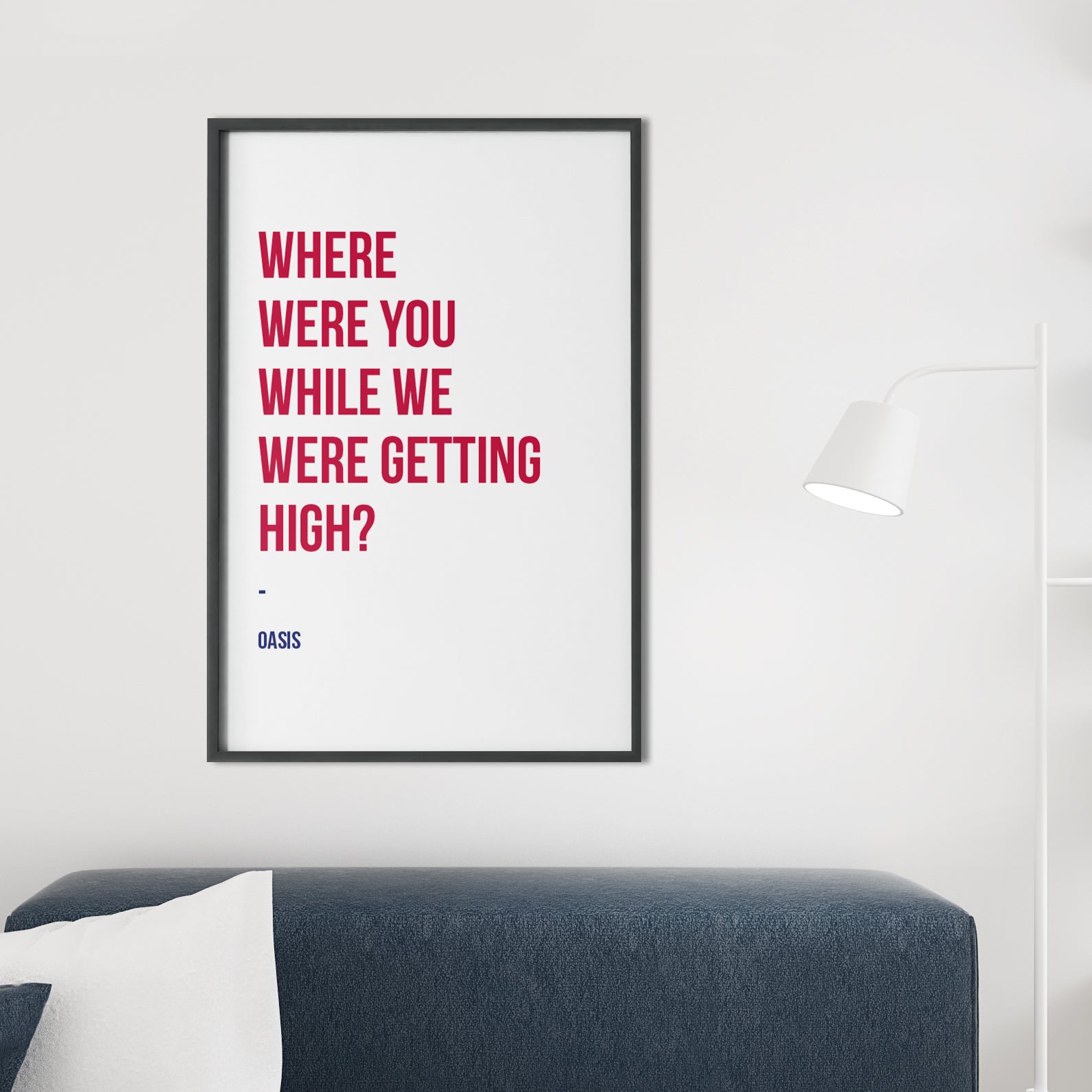 Minimal Favourite Lyrics Print