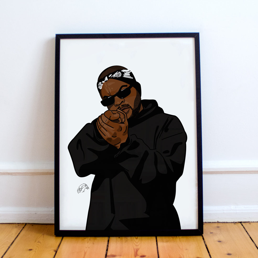 Inspired by ICE CUBE ART PRINT
