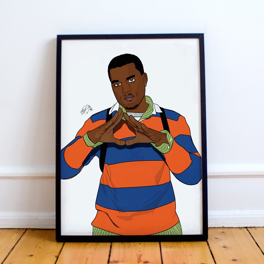 Inspired by Kanye West ART PRINT