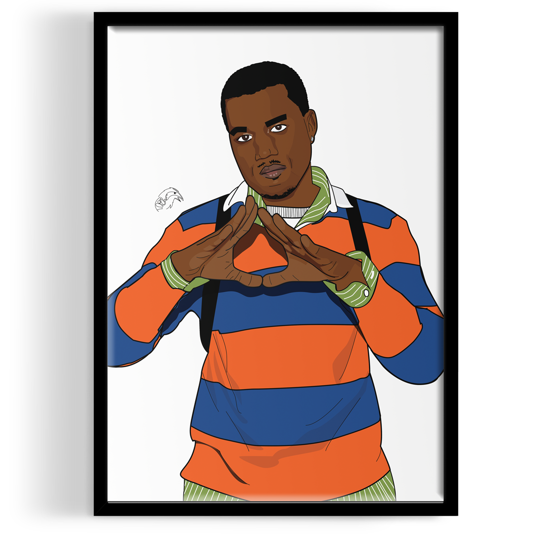 Inspired by Kanye West ART PRINT