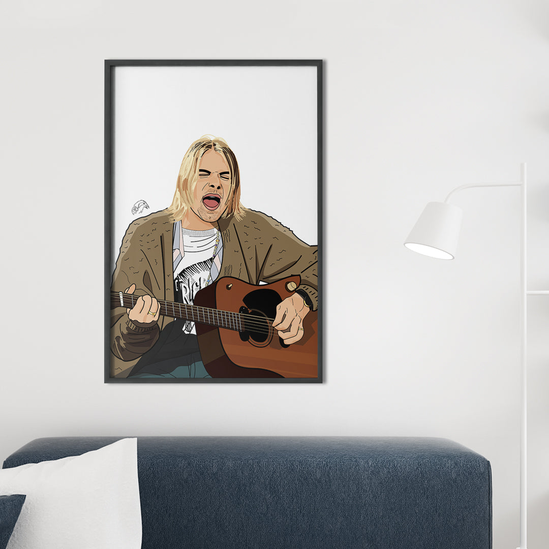 Inspired by KURT COBAIN Art