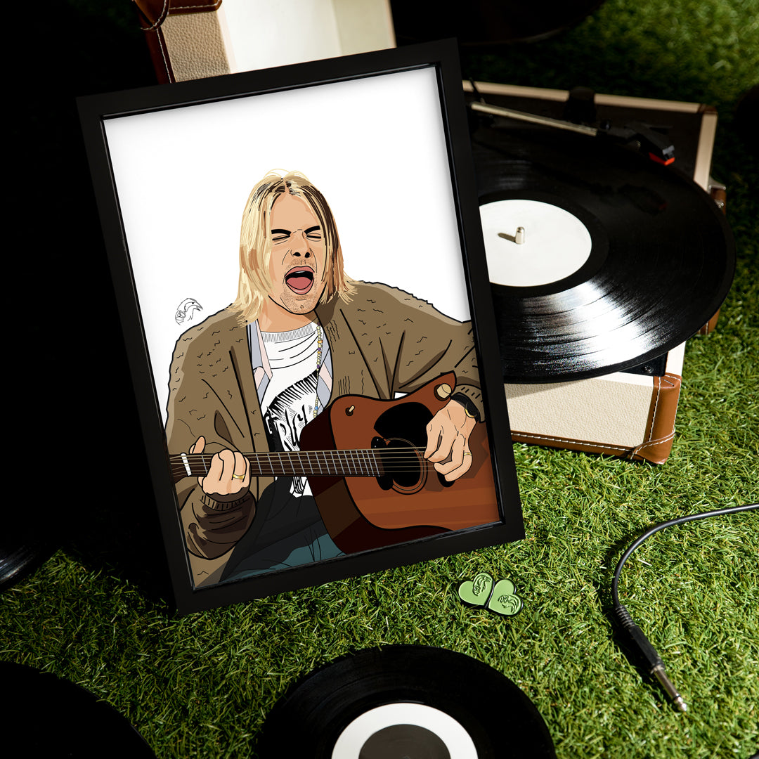 Inspired by KURT COBAIN Art