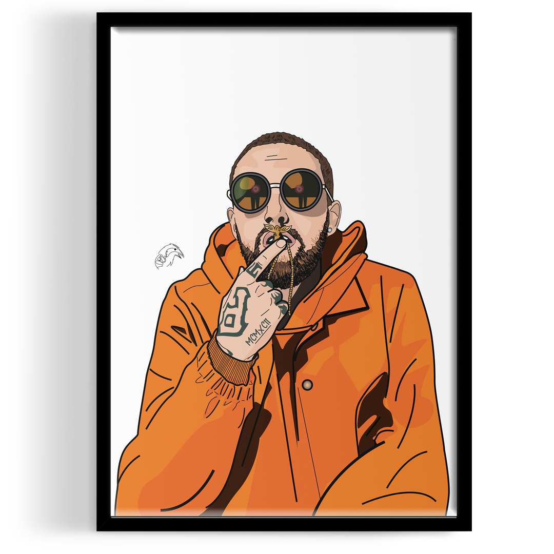 Inspired by Mac Miller Print