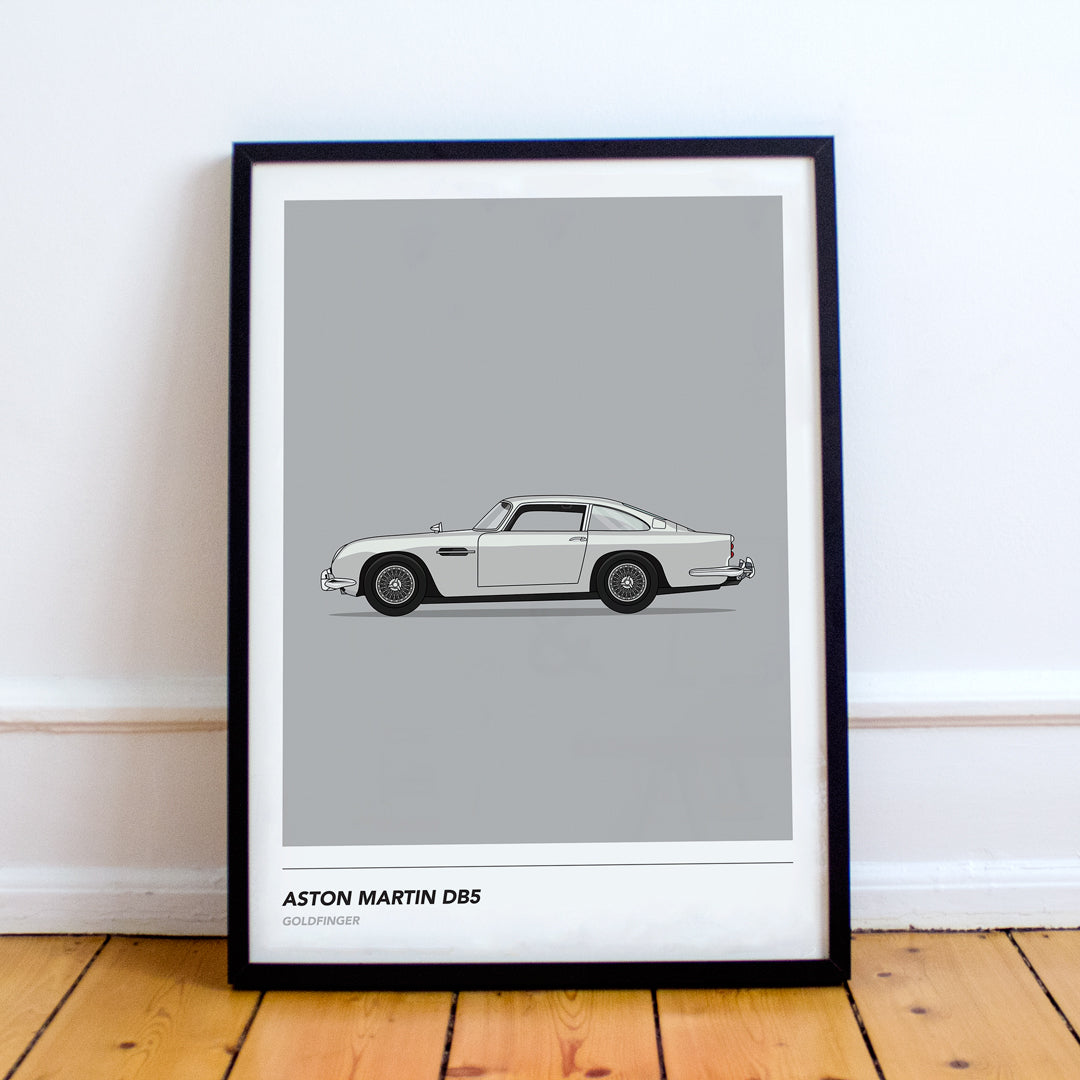 Inspired By DB5 Wall Art