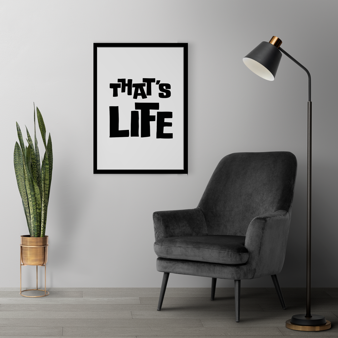 That's Life Wall Art