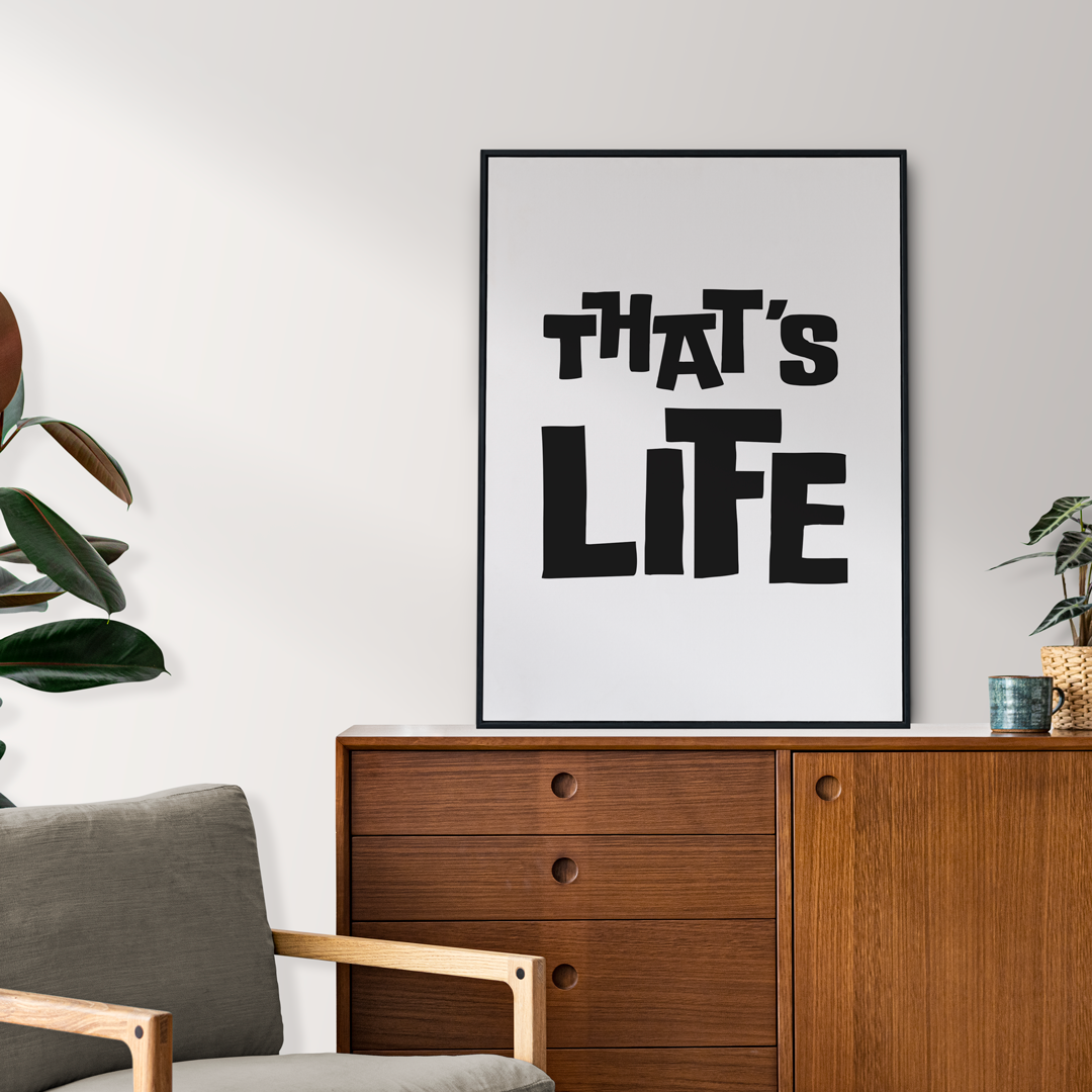 That's Life Wall Art