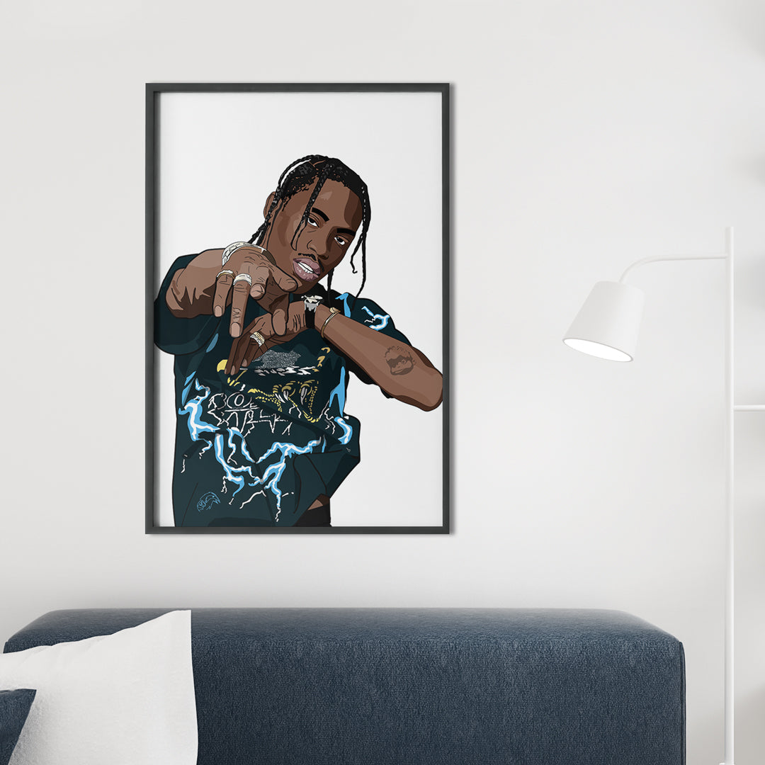 Inspired by TRAVIS SCOTT Art