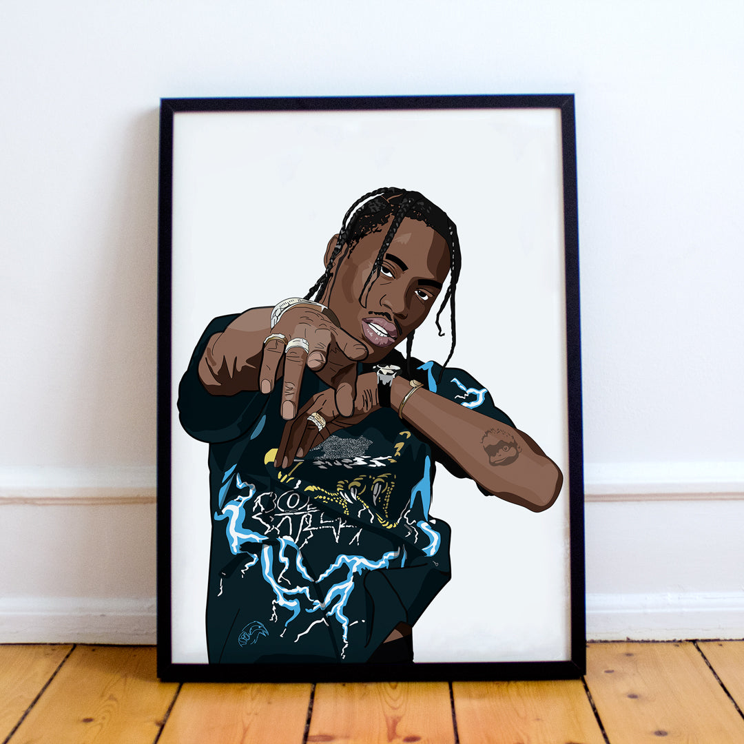 Inspired by TRAVIS SCOTT Art