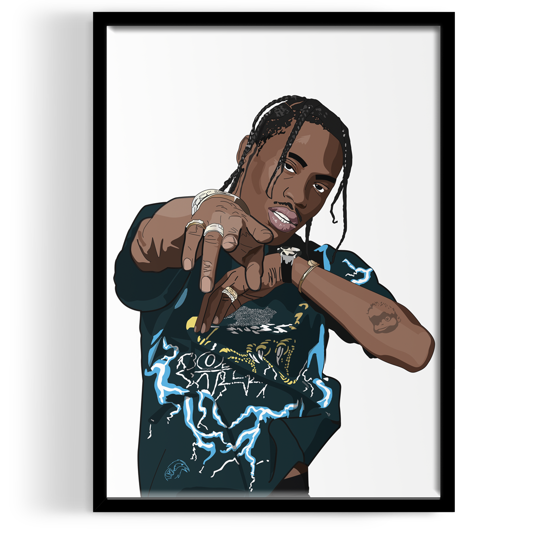 Inspired by TRAVIS SCOTT Art