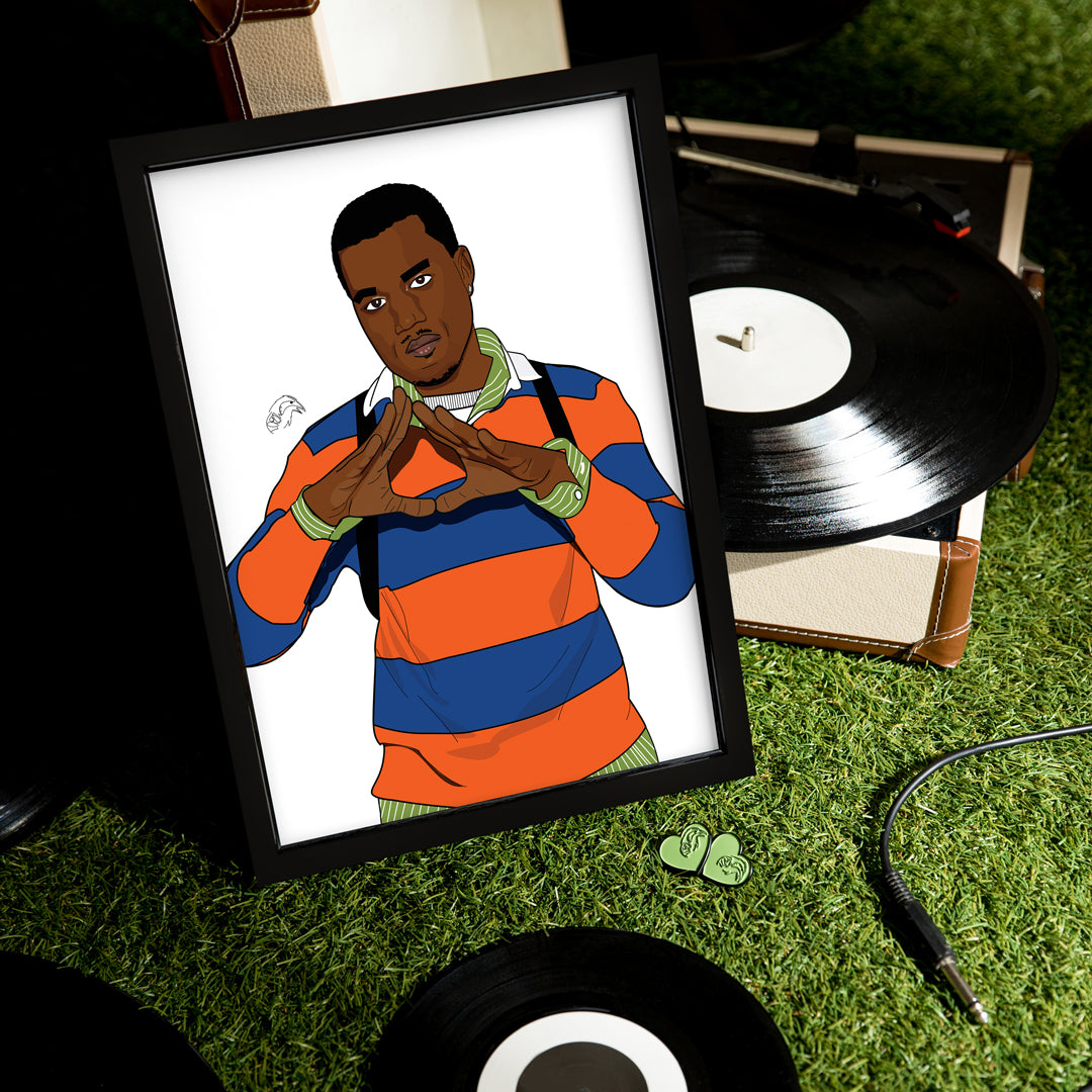 Inspired by Kanye West ART PRINT